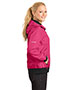 Sport-Tek® LST53 Women Embossed Hooded Wind Jacket
