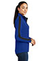 Sport-Tek® LST861 Women Sport-Wick Textured Colorblock 1/4-Zip Pullover