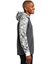 Sport-Tek® ST231 Men   Sport-Wick  Mineral Freeze Fleece Colorblock Hooded Pullover