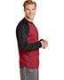 Sport-Tek® ST242 Adult Raglan Colorblock Fleece Crewneck