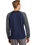 Sport-Tek® ST242 Adult Raglan Colorblock Fleece Crewneck