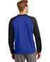 Sport-Tek® ST242 Adult Raglan Colorblock Fleece Crewneck