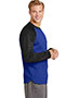 Sport-Tek® ST242 Adult Raglan Colorblock Fleece Crewneck