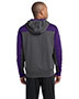 Sport-Tek® ST249 Men Tech Fleece Colorblock 1/4-Zip Hooded Sweatshirt