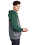 Sport-Tek® ST267 Men Raglan Colorblock Pullover Hooded Sweatshirt