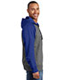 Sport-Tek® ST269 Adult Raglan Colorblock Full-Zip Hooded Fleece Jacket