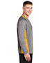 Sport-Tek® ST361LS Men Long-Sleeve Heather Colorblock Contender Tee