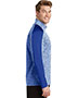 Sport-Tek® ST397 Men PosiCharge® Electric Heather Colorblock 1/4-Zip 