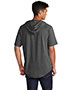 Sport-Tek ST404 Men ® ® Posicharge® ® Tri-Blend Wicking Short Sleeve Hoodie.