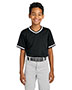 Sport-Tek YST221 ® Youth Tough Mesh V-Neck Baseball Jersey