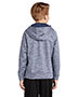 Sport-Tek® YST225 Youth PosiCharge® Electric Heather Fleece Hooded Pullover