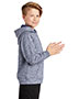 Sport-Tek® YST225 Youth PosiCharge® Electric Heather Fleece Hooded Pullover