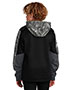 Sport-Tek® YST231 Youth Sport-Wick  Mineral Freeze Fleece Colorblock Hooded Pullover