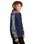 Sport-Tek® YST231 Youth Sport-Wick Mineral Freeze Fleece Colorblock Hooded Pullover