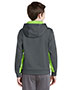 Sport-Tek® YST235 Boys Fleece Colorblock Hooded Pullover