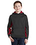 Sport-Tek® YST239 Boys Camohex Fleece Colorblock Hooded Pullover