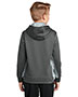 Sport-Tek® YST239 Boys Camohex Fleece Colorblock Hooded Pullover