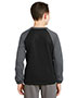 Sport-Tek® YST242 Boys Raglan Colorblock Fleece Crewneck