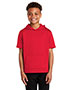 Sport-Tek YST251 Boys ® ® Youth Sport-Wick ® Fleece Short Sleeve Hooded Pullover.