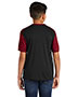 Sport-Tek® YST371 Boys Camohex Colorblock Tee