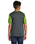 Sport-Tek® YST371 Boys Camohex Colorblock Tee