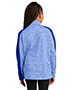Sport-Tek YST397 Youth 4.1 oz PosiCharge Electric Heather Colorblock 1/4-Zip Pullover