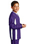 Sport-Tek® YST62 Boys Tipped V-Neck Raglan Wind Shirt