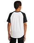 Sport-Tek® YT201 Boys Short-Sleeve Colorblock Raglan Jersey