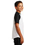 Sport-Tek® YT201 Boys Short-Sleeve Colorblock Raglan Jersey