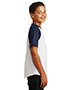Sport-Tek® YT201 Boys Short-Sleeve Colorblock Raglan Jersey