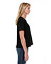 Startee Drop Ship ST1017 Women Ladies' 3.5 Oz., 100% Cotton Raw-Neck Boxy T-Shirt