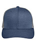 Team 365 TT802Y Youth Zone Sonic Heather Trucker Cap