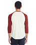 Threadfast Apparel 302G Unisex 4.1 oz Triblend 3/4-Sleeve Raglan