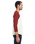 Threadfast Apparel 302G Unisex 4.1 oz Triblend 3/4-Sleeve Raglan
