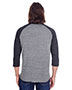 Threadfast Apparel 302G Unisex 4.1 oz Triblend 3/4-Sleeve Raglan