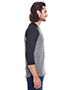 Threadfast Apparel 302G Unisex 4.1 oz Triblend 3/4-Sleeve Raglan