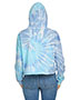 Tie-Dye CD8333 Women Ladies' Cropped Hooded Sweatshirt