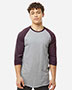 Heather Grey/ Heather Maroon