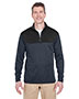 Ultraclub 8233 Adult Cool & Dry Sport Colors Block 1/4-Zip Pullover