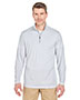 Ultraclub 8235 Adult Striped 1/4-Zip Pullover