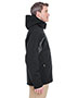 Ultraclub 8290 Men Color Block 3-In-1 Systems Hooded Soft Shell Jacket