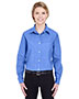 Ultraclub 8361 Women Long Sleeve Performance Pinpoint