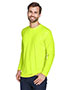 Ultraclub 8422 Men Cool & Dry Sport Long-Sleeve Performance Interlock Tee