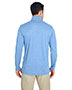 Ultraclub 8618 Men Cool & Dry Heathered Performance Quarter-Zip