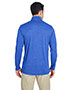 Ultraclub 8618 Men Cool & Dry Heathered Performance Quarter-Zip