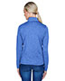 Ultraclub 8618W Women Cool & Dry Heathered Performance Quarter-Zip