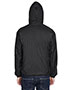 Ultraclub 8915 Men Fleece Lined Hooded Jacket
