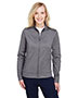 UltraClub UC400W Ladies 6.6 oz Navigator Heather Performance Full-Zip