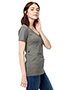 US Blanks US120 Women Made in USA Short-Sleeve V-Neck T-Shirt