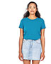 US Blanks US521 Women Short Sleeve Crop T-Shirt
